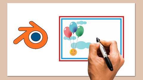 How To Create EPIC WhiteBoard Animation eCard in Blender 2.8