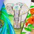 Arte para Principiantes y Niños: 8 Proyectos de Dibujo+